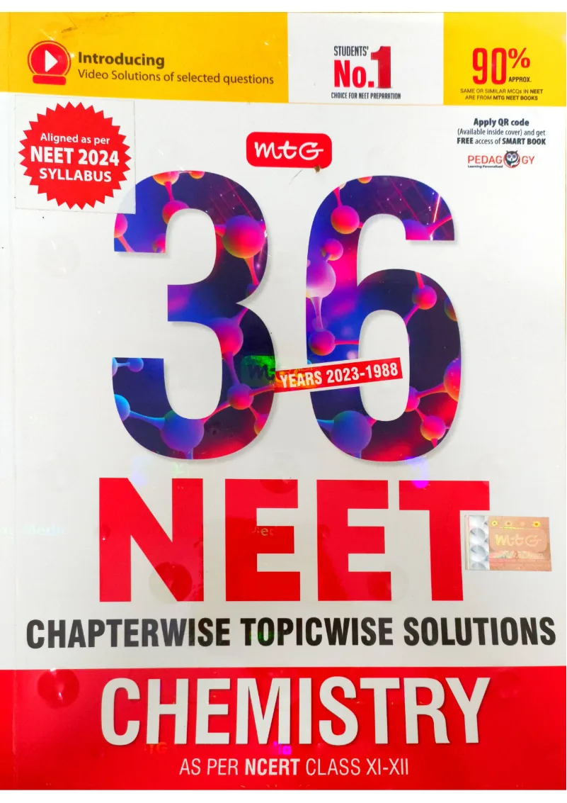 MTG neet chapterwise topicwise solution ( chemistry )