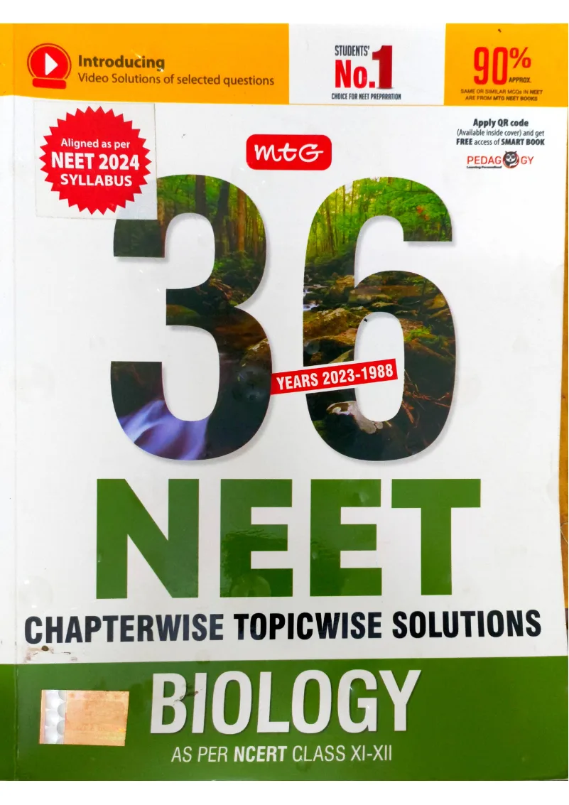 MTG neet chapterwise topicwise solutions ( biology )