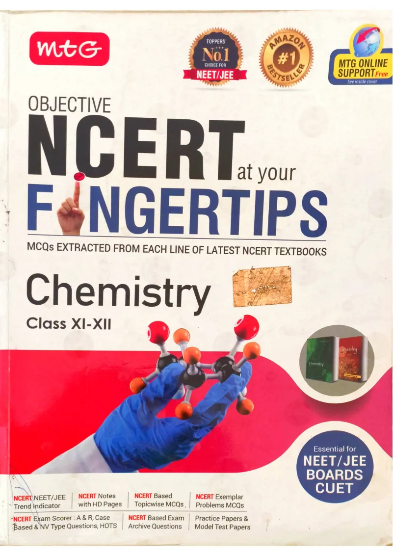 NCERT AT YOUR FINGER TIPS CHEMISTRY (11-12) PREOWNED